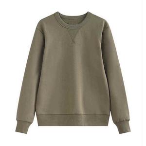 Sudadera de Algodón con Cuello Redondo para Mujer, Diseño Personalizado con Logotipo Frontal - Product Image 2