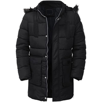 Parka d'hiver unisexe de haute qualité, imperméable, chaude, rembourrage 100% fibre de polyester, décontractée, grande taille, polaire, personnalisable à l'avant