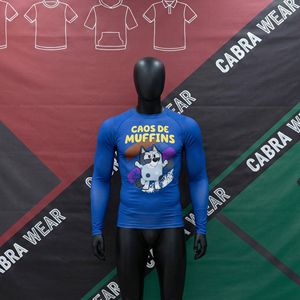 BJJ Compression Training Shirt | Long Sleeve <b>Rashguard</b> | Spandex/Polyester | Eco-Friendly & Quick Dry | OEM/ODM Service - Product Image 2