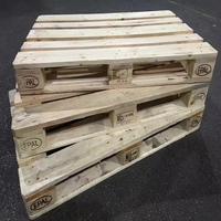 Palettes en bois Euro EPAL conformes aux normes européennes, toutes tailles et modèles, charge dynamique 2,0T, entrée 4 directions, 18,5 kg, France, pour la logistique d'entrepôt
