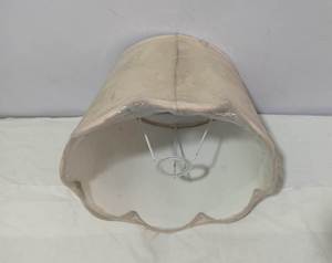 ไฟตกแต่งที่ทันสมัยครอบคลุมการออกแบบใหม่หอยเชลล์ลายดอกไม้โคมไฟผ้าลินินสีเบจโคมไฟระย้าโต๊ะผ้า - Product Image 6