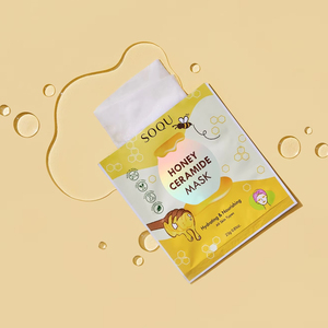 Ensemble de masques SOQU Fruity Blissful Glow, 12 ingrédients principaux : riz et vitamine C - Product Image 3