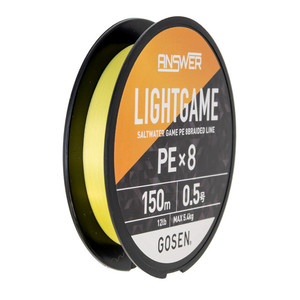 Ligne de pêche GOSEN ANSWER Light Game PEx8 30m (Modèle : 0.3/0.4/0.5) - Product Image 4