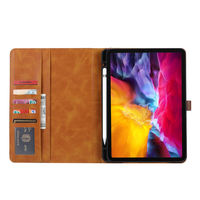 Étui en cuir de luxe pour iPad 11 Pro/Air 4/5 - Design élégant, 11 pouces, 20 pouces de longueur, motifs multiples, 4 couleurs disponibles, Guangdong