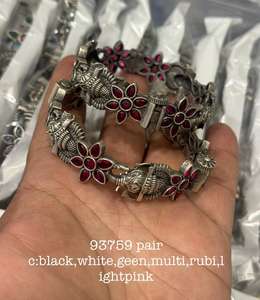 The Royal Oxidised Bangle Terrific Collection Of Premium Quality Oxidised <b>Silver</b> Designs For <b>Girls</b> Fashionable Bangle For Women - Product Image 3