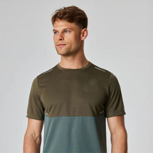 Recién llegado, camiseta atlética de poliéster transpirable para hombre, cuello redondo, que absorbe la humedad para gimnasio, camisetas de talla grande 100% de algodón para hombre - Product Image 5