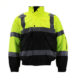 Vêtements de travail haute visibilité Hi-Viz Veste réfléchissante de construction imperméable entièrement personnalisée avec logo personnalisé - Product Image 1