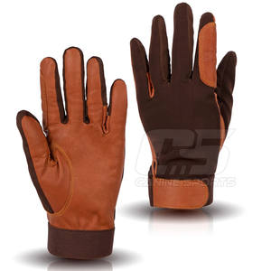 Guantes de Equitación de Cuero para Adultos, Unisex, de Cinco Dedos, Antideslizantes, Ligeros, Cómodos y Duraderos, Estilo Nuevo - Product Image 4