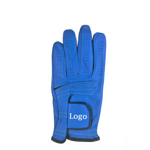 Guantes de golf para hombre, guantes mágicos elásticos, antideslizantes, transpirables, de microfibra, para una sola mano izquierda, azul, blanco, gris - Product Image 4