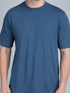 Vente en gros de streetwear pc en coton biologique pv dans différentes méthodes d'impression et matériaux T-shirt à col rond pour hommes en stock à vendre - Product Image 4