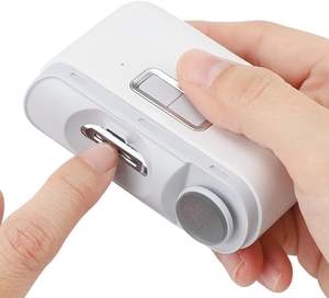 Sanico Coupe-ongles électrique, sans fil, sûr et simple, 2 vitesses, idéal pour les manucures adultes et enfants, adapté aux diabétiques - Product Image 1