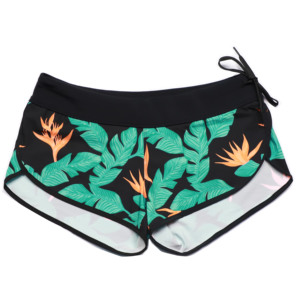 Short de bain extensible 4 voies pour femmes Short de bain taille moyenne à séchage rapide avec short de yoga respirant élastique pour filles et dames - Product Image 3