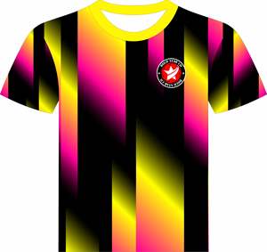 Máquina de impresión de camisetas, Camiseta de cuello redondo de poliéster sublimado para hombres, sublimación personalizada de 170 Gsm, cuello redondo - Product Image 1