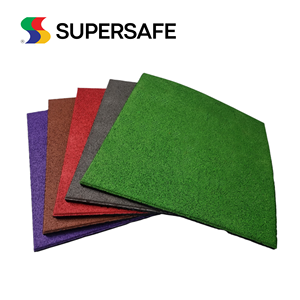 Suelo de goma resistente de alta calidad, directo del fabricante, precio al por mayor, superficie de seguridad para zona de juegos de fitness - Product Image 3