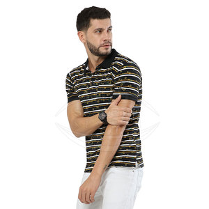 Men's for Shirt <b>Classic</b> Collar Short Sleeve Knitted Spandex/Polyester Moisture Wicking Quick Dry Print Customizable Options - Product Image 2