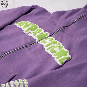 Vente en gros 500gsm 100% sweat à capuche zippé en molleton de coton de haute qualité, matériau imperméable, meilleur prix pour l'hiver unisexe - Product Image 5