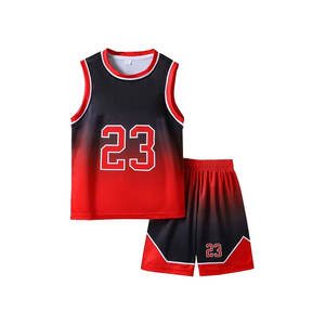 Vêtements de sport de basketball sans manches pour hommes, imprimés sur mesure, à séchage rapide, respirants, ensembles uniformes personnalisés OEM, 100% polyester - Product Image 1