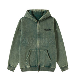 Nuevo diseño superventas hombres ácido lavado sudaderas con capucha bajo MOQ venta al por mayor hombres ácido lavado sudaderas con capucha para la venta - Product Image 1