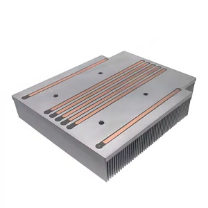 Extrusión Serie 6000 Aleación de aluminio Disipador de calor de cobre Anodizado Personalizado OED ODM LED Incluye punzonado de corte cuadrado - Product Image 1