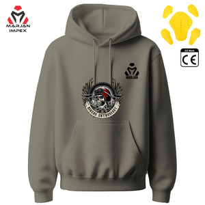 Sudadera con Capucha de Forro Polar para Motociclistas, Unisex, Aislante, Cortavientos, para Invierno, con Diseño Artístico, Protectora, Casual, para Calle - Product Image 2