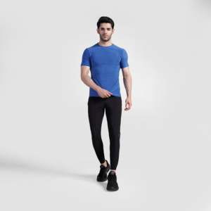 Pantalon en Laine Tendance pour Homme, Noir, Coupe Droite, Style Fitness avec Fermeture Éclair Décorative, Tailles XL à 6XL, Lavage Coloré - Product Image 4