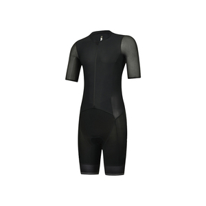 Traje de Ciclismo Personalizado OEM para Hombre, Traje de Triatlón Transpirable de Una Pieza, Traje de Velocidad con Cremallera en el Pecho, Ropa de Ciclismo al Por Mayor - Product Image 4