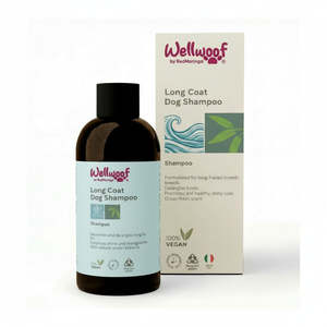 Shampoo Biologico per Cani a Pelo Lungo 200 mL RedMoringa Italia OEM PL Prodotto Premium per la Toelettatura Spray Ricaricabile - Product Image 1