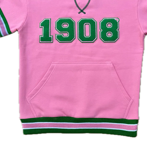 Chenille sweat respirant femmes durable vert côtelé manchette kangourou poche Anti-rétrécissement avant hiver imprimé - Product Image 5