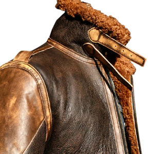 VESTES EN CUIR DE FOURRURE ÉLÉGANTES DE HAUTE QUALITÉ - Product Image 6