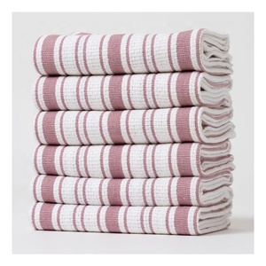 Meilleures ventes Essuie-mains en microfibre vert de mer solide à séchage rapide Conception de tissage gaufré durable pour le nettoyage Lingettes absorbantes pour la vaisselle - Product Image 5