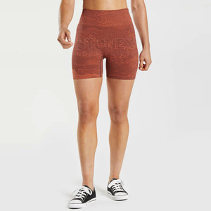 Shorts de sport pour femmes, taille haute, respirants et à séchage rapide, pour la gym et les activités sportives - Product Image 1