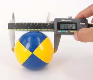 Pelota de malabares duradera suave de cuero sintético profesional y principiante de alta calidad para niños y adultos Juego de 3 pelotas de malabares - Product Image 6