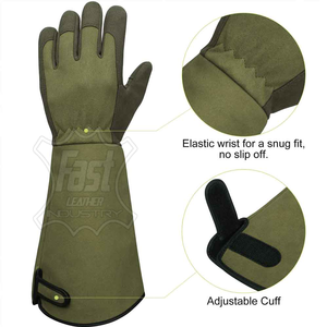Guantes de jardinería con pantalla táctil, transpirables, flexibles, ideales para tareas de paisajismo, guantes de jardín impermeables con puño largo - Product Image 3