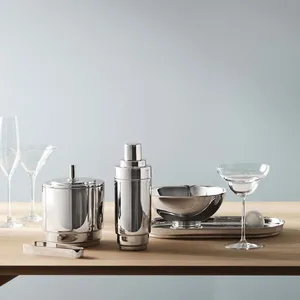 Jarrón de Mesa de Metal Ecológico Moderno con Tapa para Fiestas, Celebraciones y Banquetes en Restaurantes, Zahid Exports - Product Image 5