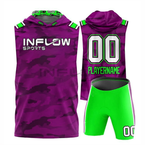 Maillot de football style américain 7v7, service de maillots de football personnalisés, ensembles d'uniformes de football, sublimés 7 contre 7 - Product Image 2