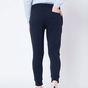 Unisex Casual Training Jogging Track Pants Best Selling Wholesale <b>Tight</b> Fitted Flat Elastic Waist 3 Pocket Streetwear Style 100% - Product Image 4