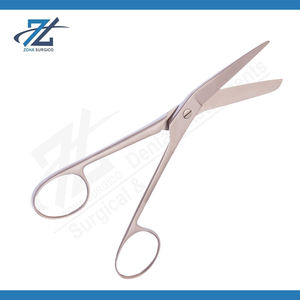 Ciseaux d'épisiotomie manuels de haute qualité Barnes 127 mm de long en acier inoxydable chirurgical certifié CE Fabricant d'instruments - Product Image 2