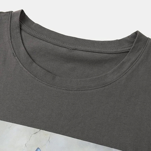 Wholesale Custom Men's T-Shirt | 100% Organic Cotton Polyester Lightweight Round Neck Ringer Tee OEM Manufacturer - Product Image 4