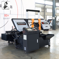 LUBANSAW Scie à ruban horizontale Machine économe en énergie GZ4230 Métal Scie à ruban entièrement automatique