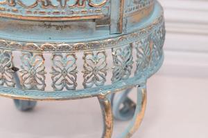 Lanterne de table vintage de luxe, lumière d'ambiance pour les événements de restauration intérieure et extérieure, les festivals et les rassemblements, fabriquée à la main en Inde - Product Image 6