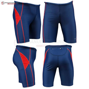 Pantalones cortos de compresión con logotipo personalizado para hombre, pantalones cortos de compresión de talla grande para deportes atléticos, entrenamiento para correr, gimnasio para hombre con bolsillos - Product Image 5