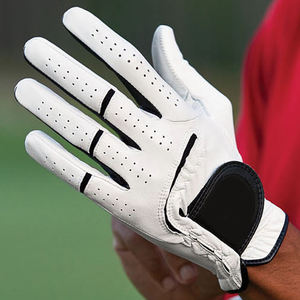 Gants de golf en cuir de luxe antidérapants personnalisés par le fabricant, prix bas, gants de golf en cuir de cabretta doux et adhérents - Product Image 1