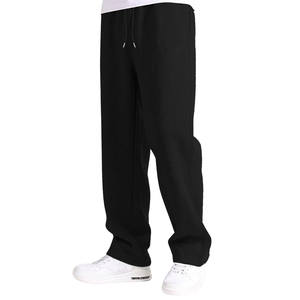 High Quality 100% Cotton Fleece 350 GSM Custom Washed Streetwear Oversized Loose Fit Sweatpants Heavyweight <b>Baggy</b> <b>Men's</b> pants - Product Image 6