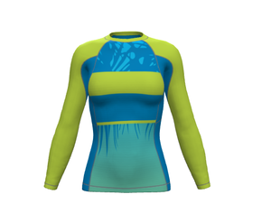 High Quality Custom Design Sublimation Printed Long Sleeve Mma Rash Guard Women Rash Guard <b>Shirts</b> - Product Image 6