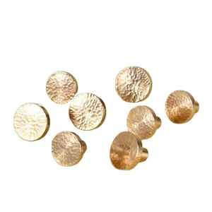 Tiradores de puerta de metal dorado antiguo vintage, duraderos, elegantes y perfectos para interiores de casas modernos o clásicos - Product Image 5