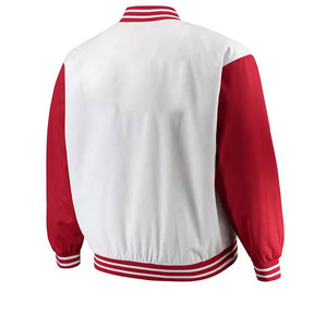 Vestes universitaires pour hommes, style classique universitaire, laine chaude, logo en cuir sur le devant, coupe confortable pour un usage décontracté, vêtements de rue, saison hivernale - Product Image 2