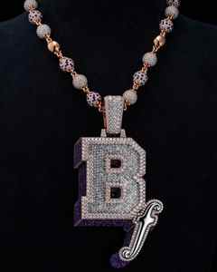 Colgante de Plata de Ley 925 de Alta Gama con Nombre Personalizado y Piedras con Aspecto de Diamante, Joyería Hermosamente Engastada a Mano para Hombre - Product Image 4