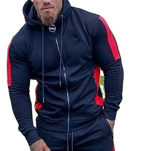 Conjunto Deportivo de Alta Calidad, Chaqueta Cortavientos de Nailon con Franjas Reflectantes para Hombre, Talla Grande, Dos Piezas, 2026 - Product Image 3