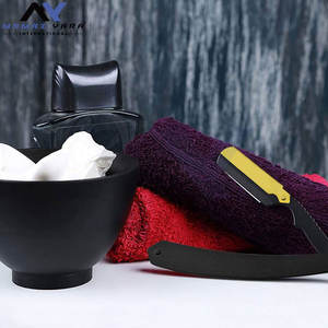 Rasoir de barbier à lame droite 100% acier inoxydable, outil de rasage de haute qualité pour un toilettage de précision, idéal pour les professionnels des salons - Product Image 4