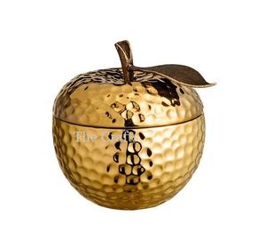 Boîte de service en aluminium poli et doré avec chocolats de qualité supérieure Serveur de noix pour la maison et l'hôtel - Product Image 3